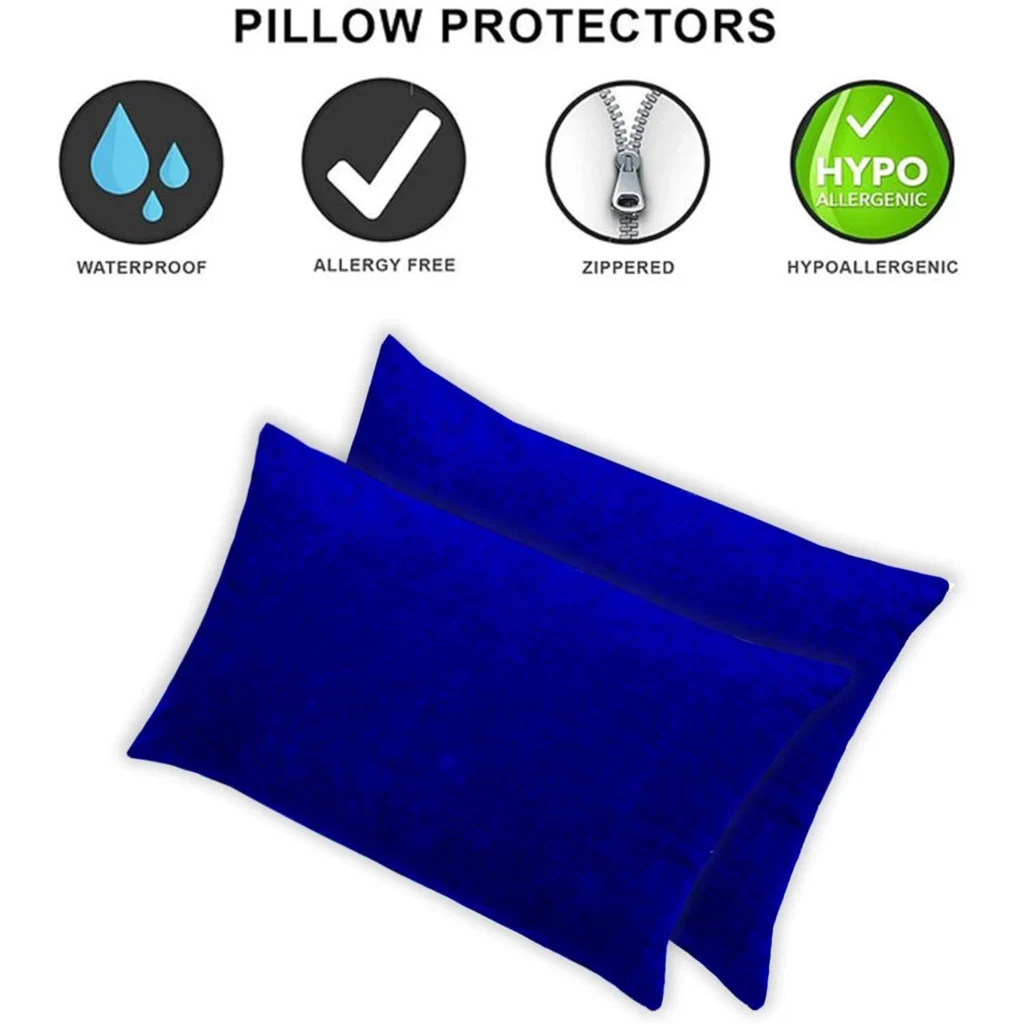 Buy Durable Zipper Pillow Protector 100% Waterproof 