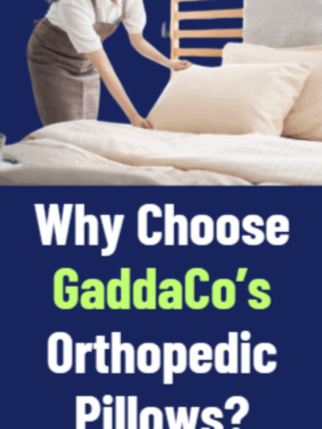 Why Choose GaddaCo’s Orthopedic Pillows?