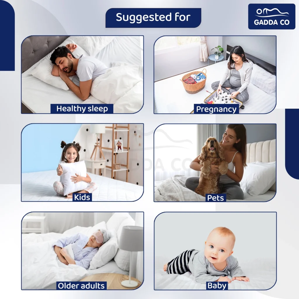 Premium Quality Lightweight Mattress Protector at GaddaCo