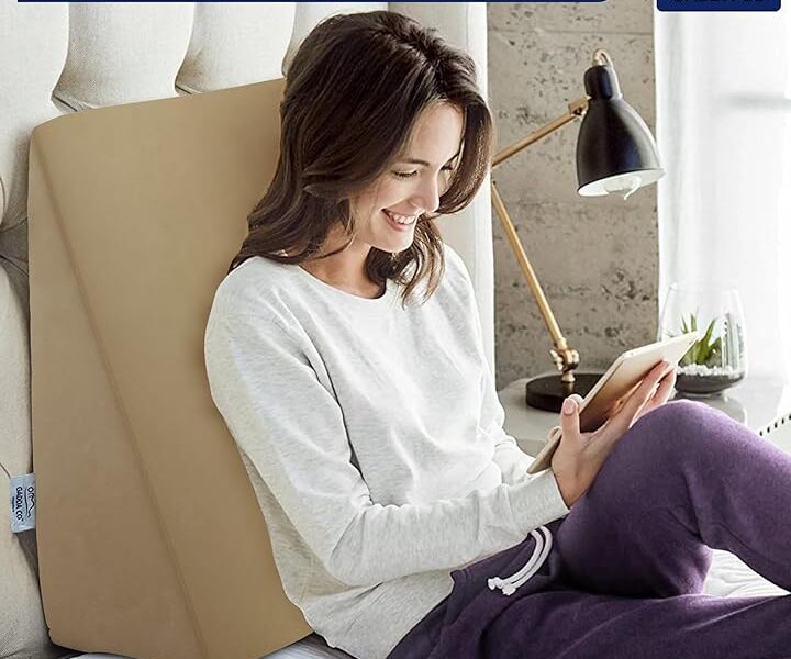 GADDA CO Wedge Cushion: The Ultimate Memory Foam Leg Elevator for Nighttime Relief