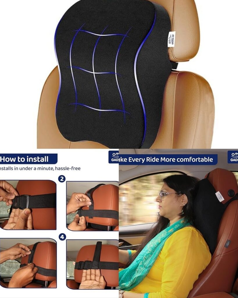 online car neck rest pillow for long drives - neck cushion for car seat