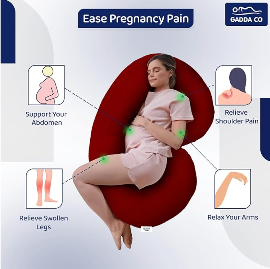 C-Shape Pregnancy Pillows: Compact Yet Effective